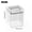 A-6A-clearacne, variant on Dyegold Food Grade Kitchen Grain Storage Jars 4-Pack Transparent Airtight Canisters with Sealing Buttons for Pantry 800-2000ml