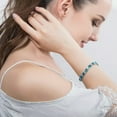 thumbnail image 4 of Silver Plated Pink Cubic Zircon CZ Oval Women Charm Chain Link Bangle Bracelets, 4 of 9