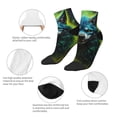 thumbnail image 5 of Pofeuu Fluorescent Wolf Print 30cm Socks, Adult Running Hiking Socks for Youth and Adult, 5 of 7