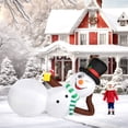 thumbnail image 5 of SalonMore10ft Inflatable Snowman, Outdoor Christmas Decoration for Lawn and Garden, 5 of 8