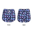 thumbnail image 5 of Lsque star Skull flower crystal Printed Women's Running Shorts with Liner Pockets,Elastic Quick Dry Workout Athletic Gym Yoga Shorts,Womens High Waist Shorts-Large, 5 of 9