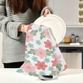 thumbnail image 6 of SKYSONIC 4 PCS Kitchen Dish & Tea Towels, Art Blossom Reusable Cloths for Cooking and Drying Dishes for Home Kitchen Cleaning, 28"x18", 6 of 7