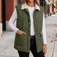 thumbnail image 2 of Byworldtasic Women's Plus Size Puffer Vest Sleeveless Zip Up Outerwear Quilted Puffy Winter Vest Jacket with Pockets, 2 of 9