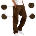 thumbnail image 2 of Mens Cargo Pants Hiking Casual Summer Tactical Pants Jogger Lightweight Relaxed Fit Trousers Pants, 2XL, 2 of 8