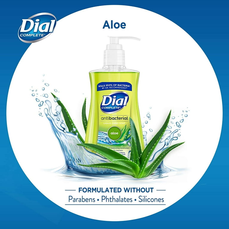Dial Liquid Hand Soap Soothing Aloe 7.5 Oz Pack of 6 Walmart
