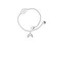 thumbnail image 2 of Delight Jewelry Silvertone Tiara - Silvertone Leaf Delicate Bracelet, 6.25+1.75", 2 of 4