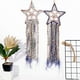 thumbnail image 2 of Naiovety Decoración de pared artesanal, colgantes Artware en forma de estrella para el hogar, diseño de escena interior calado, decoraciones colgantes, Decoración del hogar gris claro Naiovety HA060793-01B, 2 of 6