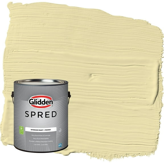 Glidden Spred Star Bright / Green Eggshell Interior Paint with Primer, 1 Gallon