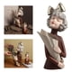 thumbnail image 1 of Escritorio de Resina Perfecl Jrón Secas Figura Niña Moderna, 1 of 8