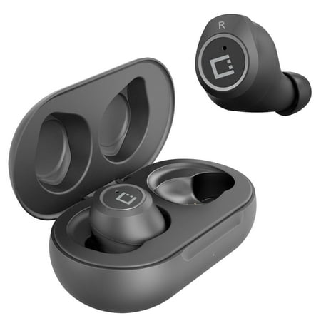 Cellet Wireless Earphones for OnePlus 9 Pro - (V5.0 In-Ear TWS Earbuds with Charging Case) - Black