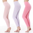 thumbnail image 2 of Minnieouse Ropa interior de mujer, mallas, pantalones térmicos elásticos de Color sólido, transpirables, cómodos, capa base de otoño, Ropa interior café morado, 2 of 6