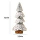 thumbnail image 3 of Árboles de Navidad Miniatura Cubiertos de Nieve - Juego de 4 pinos flocados con bases de madera para decoración de mesa, pueblos y manualidades (15cm, 20cm, 25cm, 29cm), 3 of 7