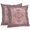 Pink, Mauve, Cream, variant on Throw Pillow Covers 18x18 Inch Set of 2, Red Beige Boho Waterproof Outdoor Pillow Covers, Vintage Ethnic Tribe Abstract Art Floral Decorative Cushion Pillowcases for Couch, Sofa, Bed, Garden, Patio