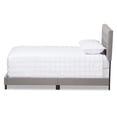 thumbnail image 2 of Baxton Studio Cassandra Light Grey Fabric Upholstered Full Size Bed, 2 of 8