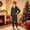 Black a Kids, variant on Family Matching Christmas Onesie Pajama, Hooded Full Zip Long Sleeve Jumpsuit, Allover Colorful Christmas Tree Print, Pajama for Women Men