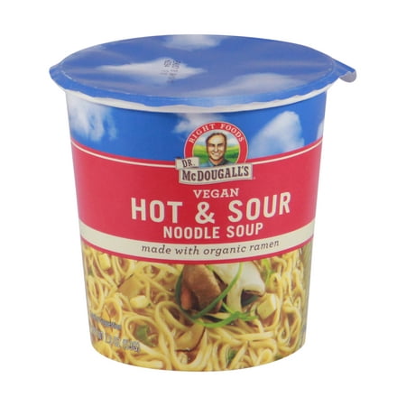 Pack of 3 - Vegan Hot & Sour Noodle Soup, 1.9 oz (Best Hot And Sour Soup)