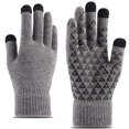 thumbnail image 1 of Guantes tejidos cálidos de invierno con pantalla táctil para exteriorespara mujeres y hombresmanopla con dedos completos Ehuebsd Para estrenar, 1 of 1