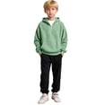 thumbnail image 7 of Fozruso Boys Knit Half Zip Hooded Sweatshirt For Kids Cozy Long Sleeve Pullover with Pockets, 7 of 7