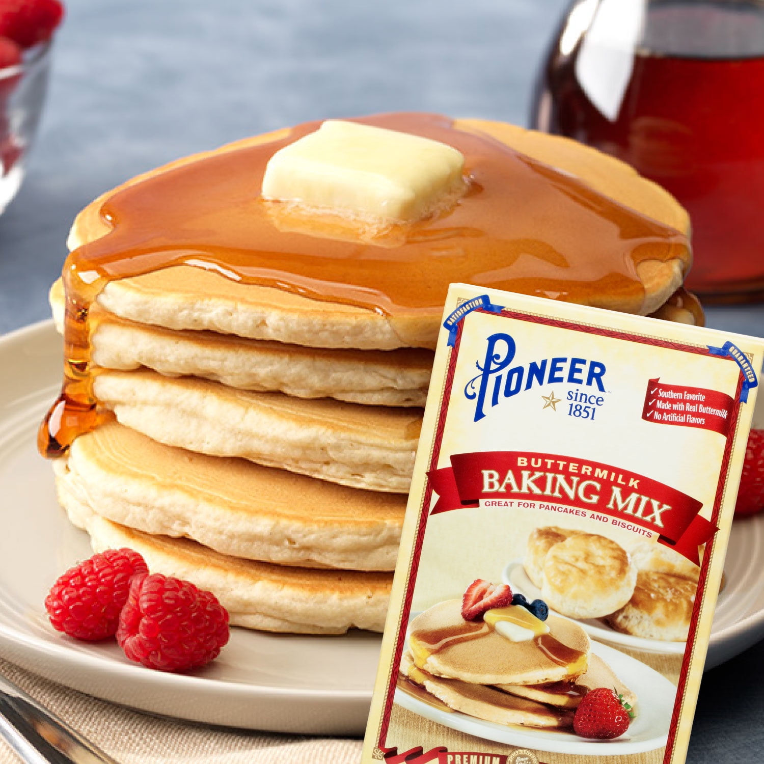 Pioneer Brand Buttermilk Pancake and Baking Mix, 60 oz