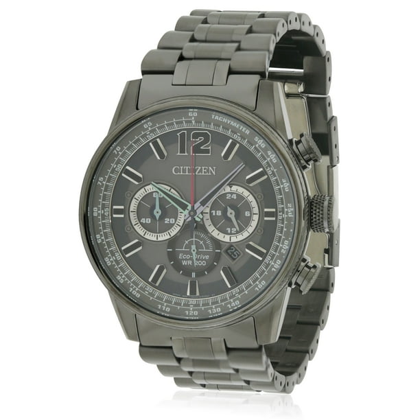 all black citizen watch men's