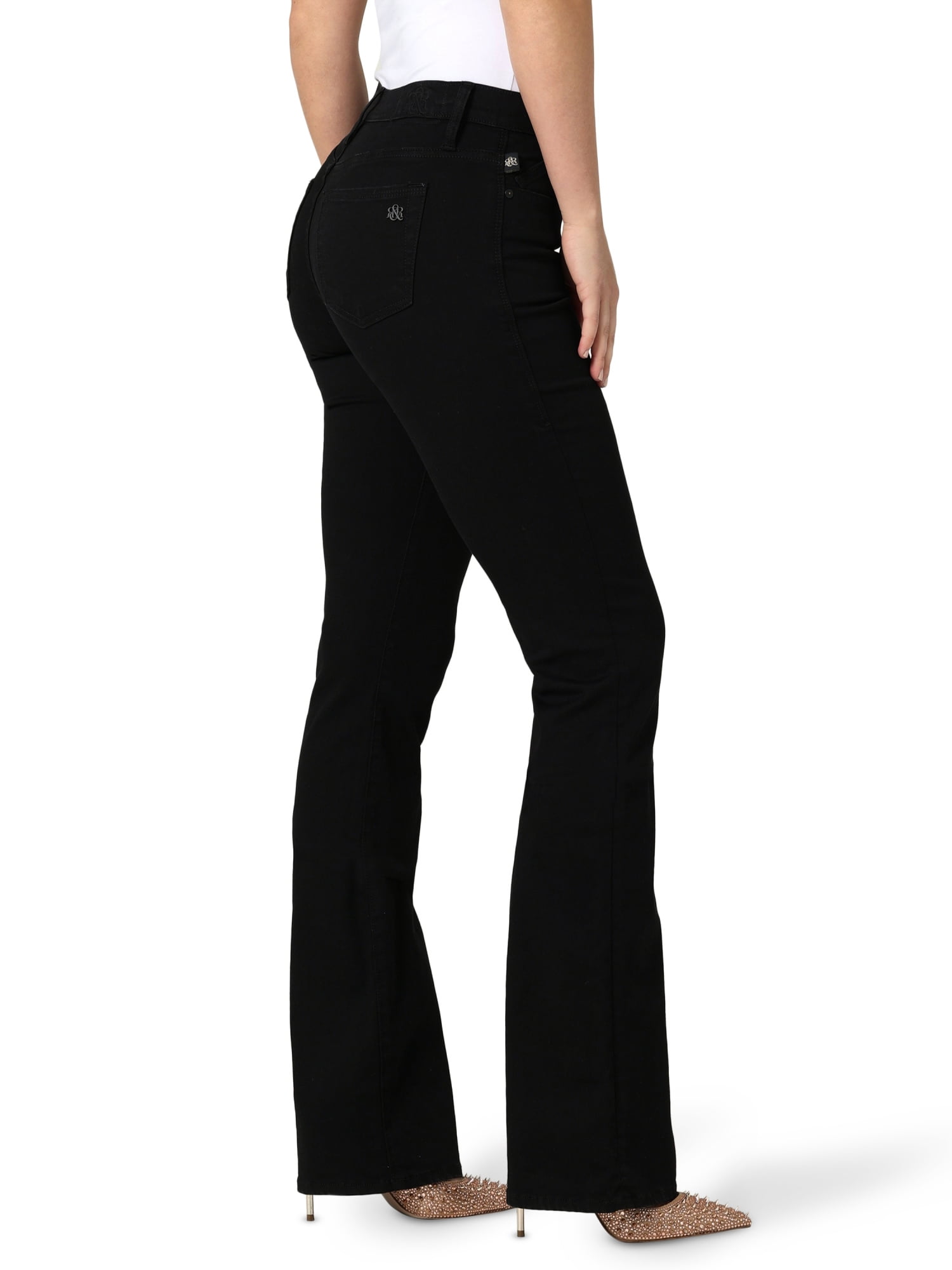 Rock & Republic Womens Denim Kassandra Mid Rise Bootcut Jean