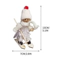 thumbnail image 3 of Christmas Decorations Christmas Ski Girl Pendant Cute Yarn Ski Figure Christmas Tree Ornament Accessory Pendant Christmas Crafts, 3 of 3
