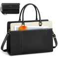 thumbnail image 1 of RAINSMORE Bolsa para Laptop Mujer 15.6 Pulgadas Tote Bag Universidad Profesional Maletin para Laptop Mujer, 1 of 8