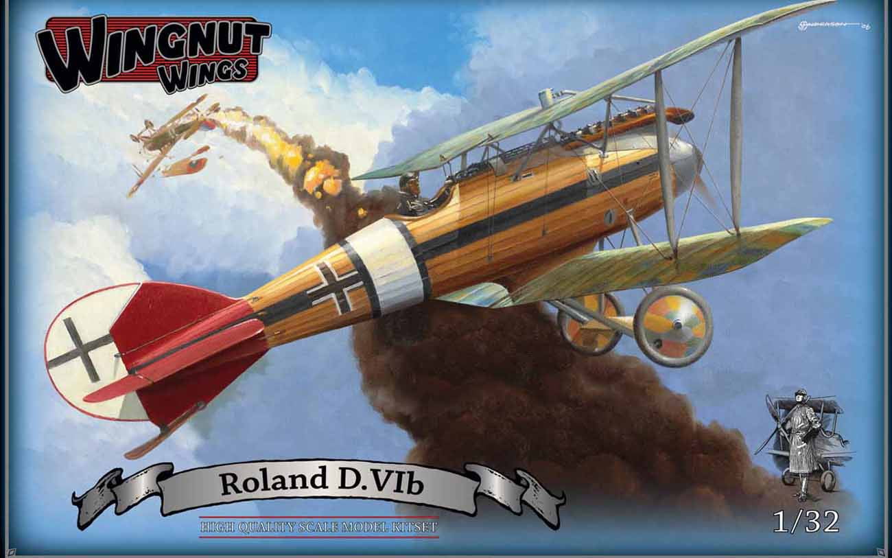 Wingnut Wings 132 Roland D.VIb Biplane High Quality Plastic Model Kit