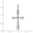 thumbnail image 4 of 14K White Gold Passion Cross Pendant (44 X 21) Made In United States ch126, 4 of 6