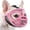 Pink, variant on Short Snout Dog Muzzle for French Bulldog with Full Pant Design to Prevent Eating Biting, Soft Mesh Dog Muzzle for Shih Tzu Pug English Bulldog for Grooming Walking, Allow to Drink and Feed