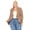 Mocha, variant on Women's Plus Size Solid Long Sleeve Waist Length Open Front Office Blazer Jacket