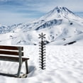 thumbnail image 3 of GOOHOCHY Copo de nieve navideño para jardín, indicador de nieve, decoración navideña para césped, inserto de suelo, 3 of 8