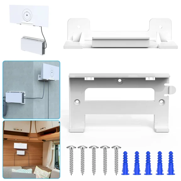 RHEA- Wall Mount For Starlink Gen 3 Router & Power Supply Bracket Holder Weatherproof
