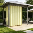 thumbnail image 1 of Waterproof Outdoor Curtains Solid Color Privacy Panels With Hanging Rings, Windproof Rain Resistant Patio Pergola Porch Curtains for Outdoor Living Space Garden Balcony Privacy, 1 of 6