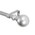 thumbnail image 2 of UTOPIA ALLEY Wall Mounted 3/4 Inch Curtain Rod - Curtain Rods For Windows 48 to 86 Inch, Adjustable Drapery Rods, Nickel Curtain Rods, Bedroom Curtain Rods, Tapestry Poles (Nickel, 48"-86"), 2 of 8