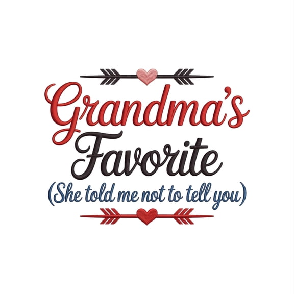 Grandma’s Favorite PNG | Funny Family Quote Sublimation Design | Mother’s Day Grandma Gift