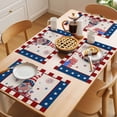 thumbnail image 5 of U.S. Flag Dwarf Placemats Set of 1, Vintage Star Heart Red Striped Independence Day Non-Slip Place Mats Washable Table Mats for Kitchen Dining Table Decorations Indoor/Outdoor, 5 of 9