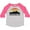 Heather and Hot Pink, variant on Minneapolis Minnesota Skyline Retro Sunset Boys or Girls Toddler T-Shirt