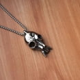 thumbnail image 3 of European and American Fashion Vintage Necklace Domineering Hollow Skull Pendant Titanium Steel Stainless Steel Pendant Men s Personality, 3 of 5