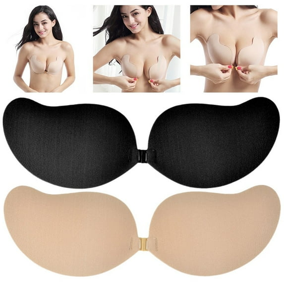 One Piece Ultra-Thin Silicone Gather Invisible Bra Bio Glue Breathable Wedding Dress Strapless Mango Chest Sticker