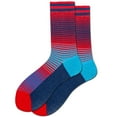thumbnail image 2 of Babysbule Mens Socks Women Stripe Print Cotton Vintage Fashion Long Sock Comfortable Socks, 2 of 3