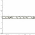 thumbnail image 5 of Auriga Fine Jewelry 925 Sterling Silver 5.5mm Figaro Anchor Chain Necklace 24inch for Women, 5 of 6