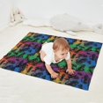 thumbnail image 2 of Rainbow Car Silhouette Pattern Blanket,Comfortable Soft Flannel Throw Blanket,All Season,Warm Lightweight Blankets for Sofa Bed Couch Living Room Chair,30"x40", 2 of 4