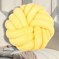thumbnail image 4 of YAOMOBB Handmade Throw Pillows Breathable Knot Pillow Ball Round Handmade Throw Pillows with Braided Design, 4 of 7