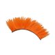 thumbnail image 5 of Peluca con forma de casco, accesorio práctico, ligero y unisex para fiestas. Pieza de cabello estilo única para cosplay y salidas informales. Naranja, 5 of 8