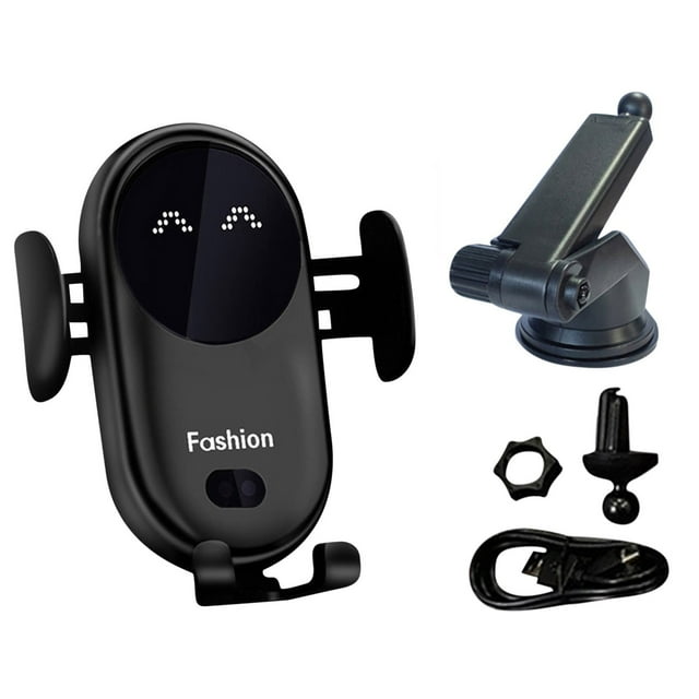 Birdeem Automatic Clamping Wireless Charger Car Holder Smart Infrared Sensor Vent Mount Mobile Phone Bracket Stand
