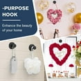 thumbnail image 4 of Surpdew Suction Cup Hooks For Wreaths On Glass, 2025 New Model No-Drill Suction Cup Hook, Suction Cup Hooks Wreath Hangers, Metal Hook For Showers, Bathrooms, Window Glass, Door, And Wall Gold 1Pc, 4 of 6