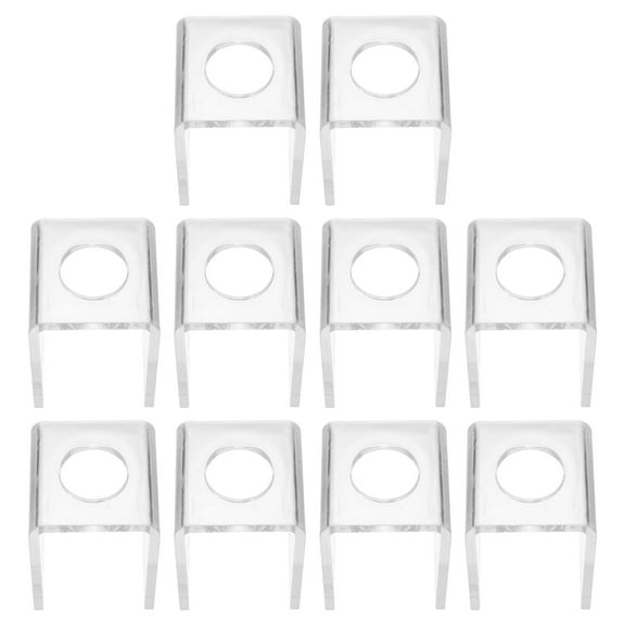 OATIPHO 10Pcs Clear Lip Balm Making Stand Easy to Operate Reusable Holder
