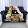 thumbnail image 5 of Custom Blanket with Photos Personalized Text Blankets for Adult Customized for Dad Mom Soft Fleece Throw Blanket Mother's Day Anniversary Valentine 10 Photos A Blankets, 5 of 5