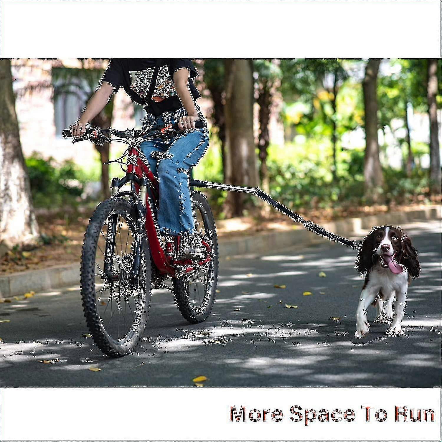 Retractable Bicycle Dog Leash, Hands-free Bicycle Leash For Pet Dogs